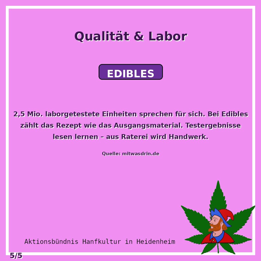 2,5 Mio. laborgetestete Einheiten sprechen für sich. Bei Edi