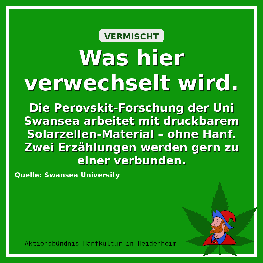 Was hier verwechselt wird.