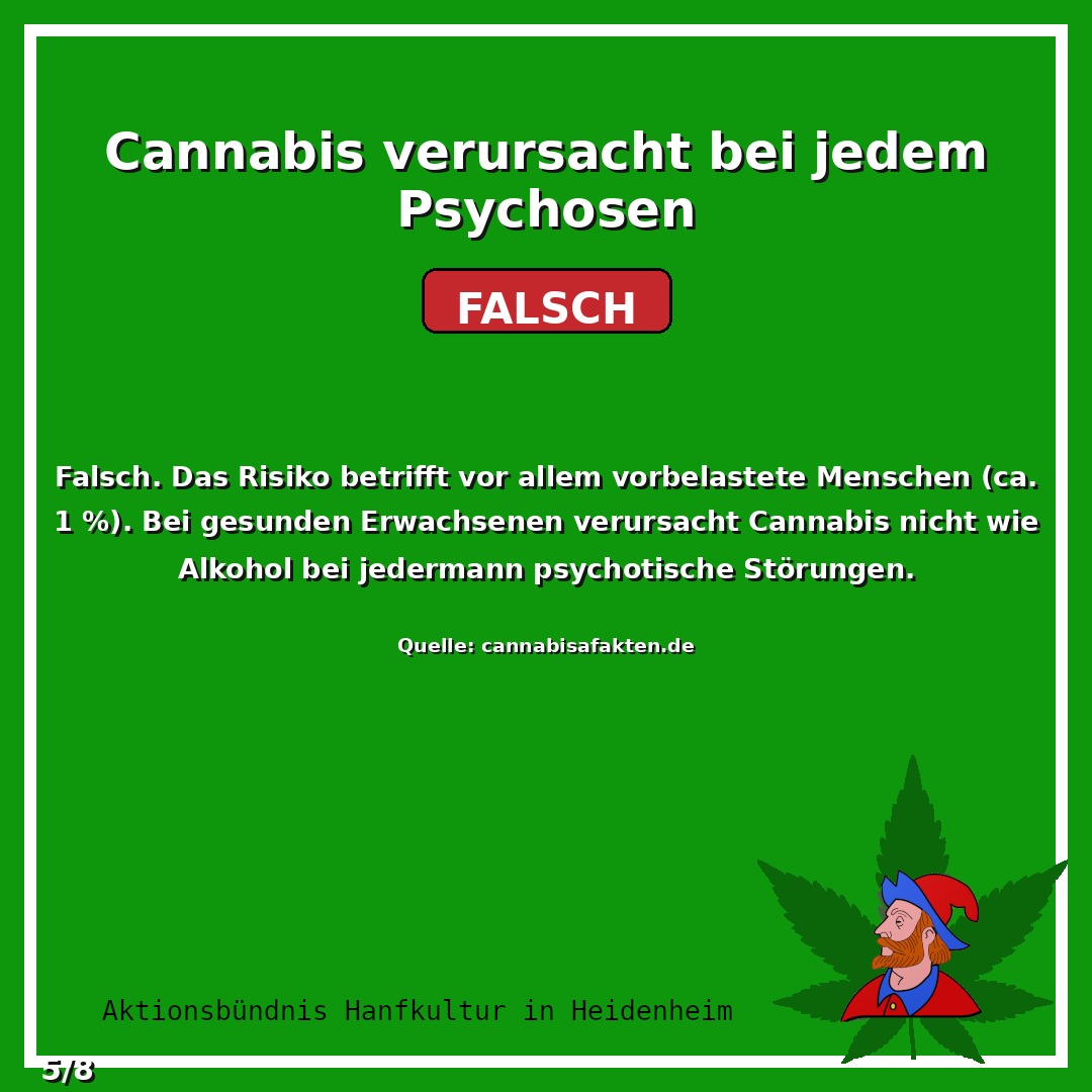 Es betrifft vor allem vorbelastete Menschen (ca. 1 %). Bei g