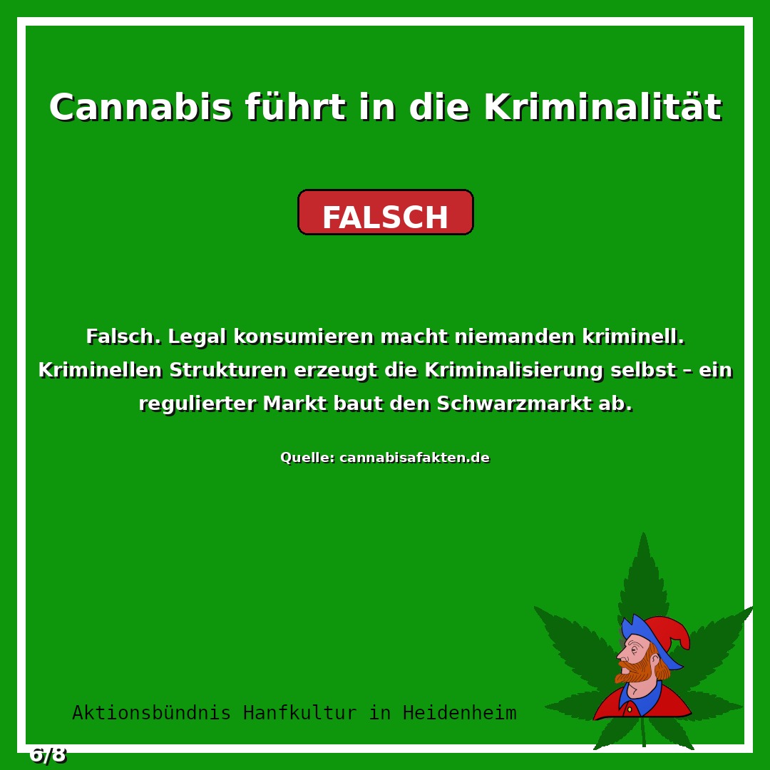 Kriminelle Strukturen erzeugt die Kriminalisierung selbst — 