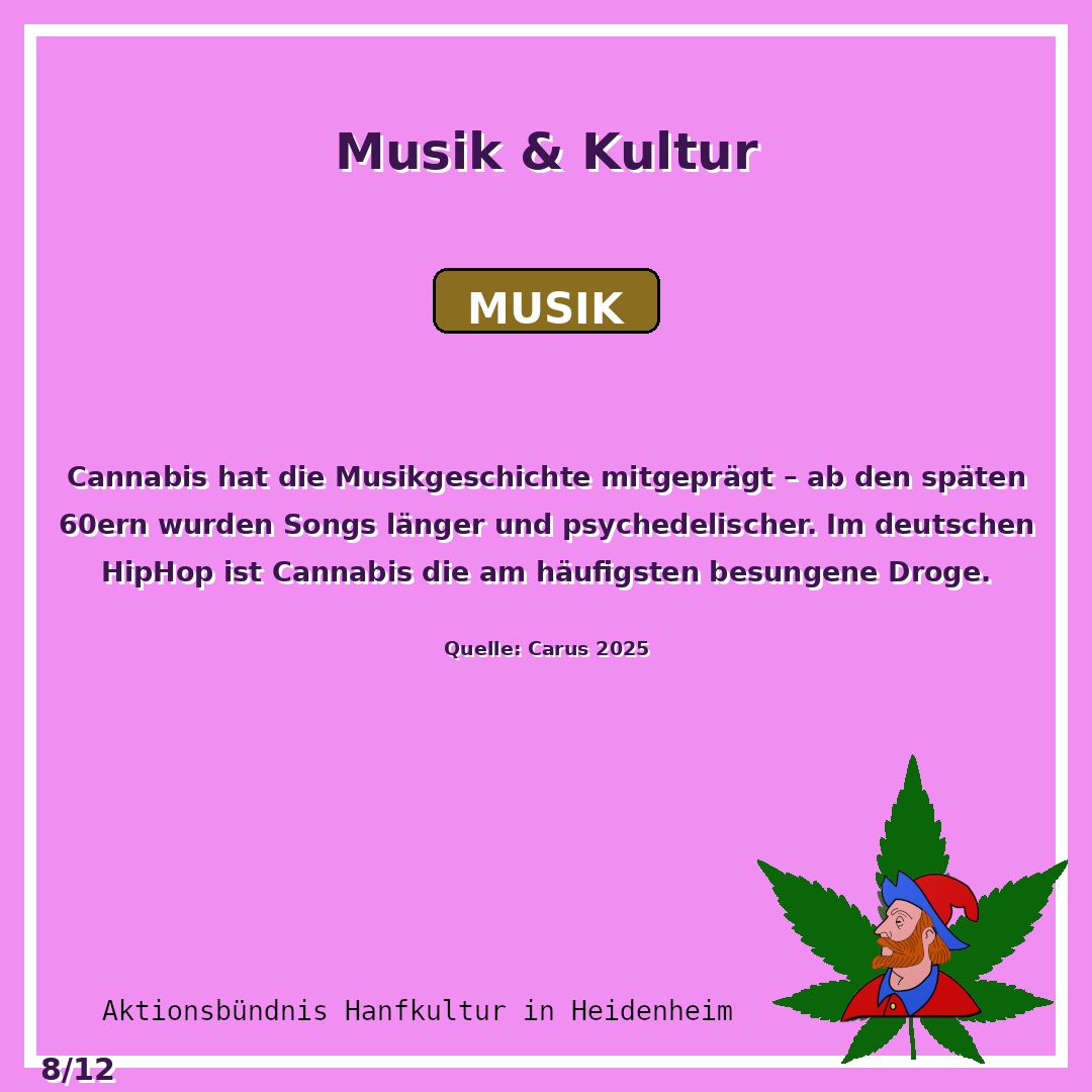 Cannabis hat die Musikgeschichte mitgeprägt — ab den späten 