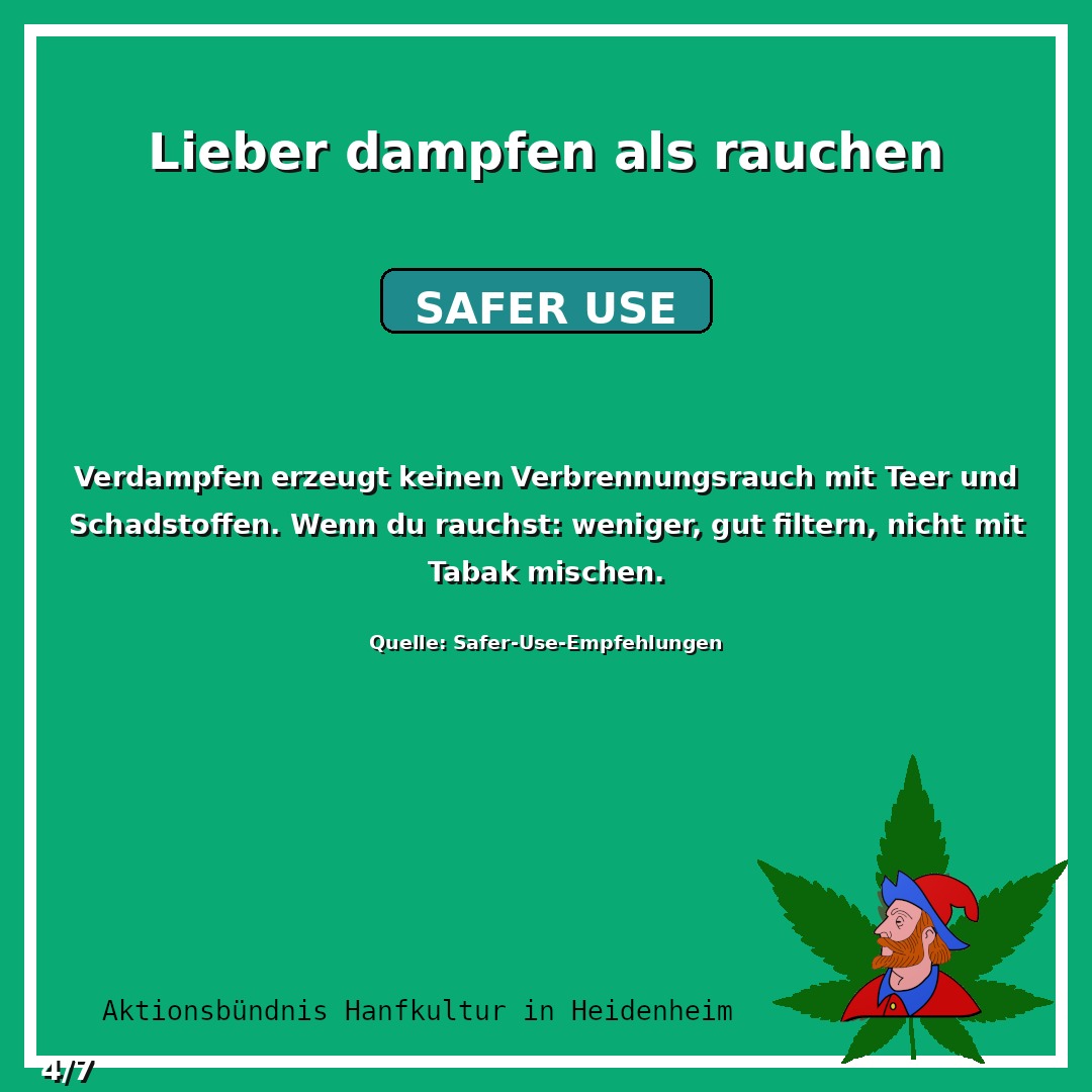 Verdampfen erzeugt keinen Verbrennungsrauch mit Teer und Sch