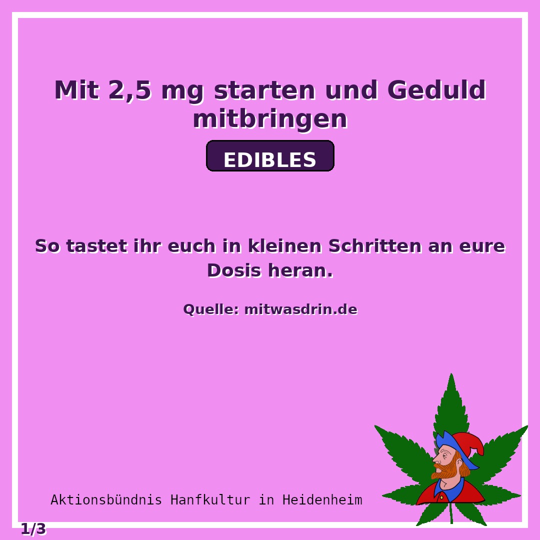 Mit 2,5 mg starten und Geduld mitbringen · Teaser