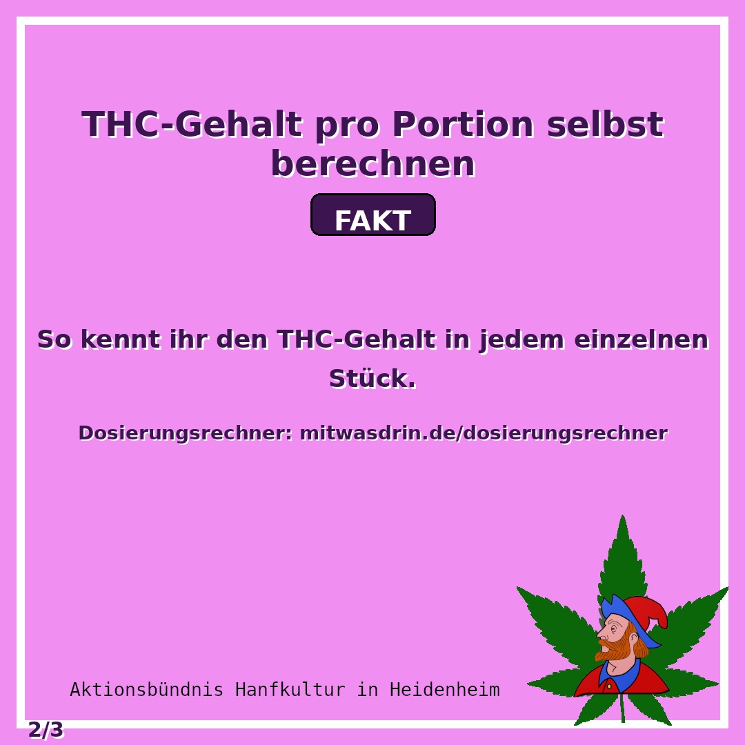 Eine Portion essen? Erst mal rechnen. · Fakt